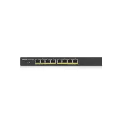 Zyxel GS1900-8HPV3 - Switch Smart 8-port GbE L2 PoE - 802.3at, desktop, fanless, 77 Watt