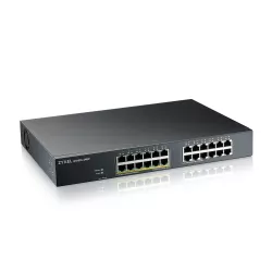 Zyxel GS1915-24EP - Switch Smart mode hybride - 24 x GbE, 12 port PoE 130 Watt 802.3at