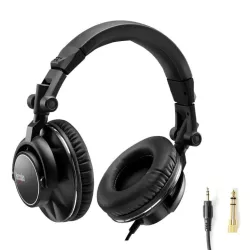 Hercules Casque HDP DJ60 15Hz-22kHz 105dB @ 1mW Design circum-aural Câble d'un seul côté spirale etirable 3M Isolant et…