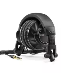 Hercules Casque HDP DJ60 15Hz-22kHz 105dB @ 1mW Design circum-aural Câble d'un seul côté spirale etirable 3M Isolant et…