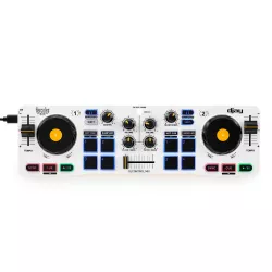 Hercules DJControl Control MIX Bluetooth Pour Smartphone et tablettes ( Andoid et iOS) 2 Platines + mixage au centre Alim USB…