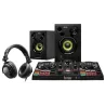 HERCULES DJLEARNING KIT MK2 pour apprendre a mixer et devenir DJ Controleur DJ 2 platines+ Enceintes actives 2x15wRMS+ Casque DJ