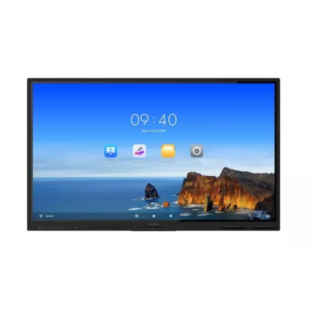 ECRAN HIKVISION 65'' LFD 4K Interactive VA 3840x2160 40pts 16h/7J 400cd/m² 5ms 60Hz 2xHDMI 3xUSB 3.0 2xUSB 2.0 1xUSB-C HPs…