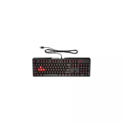 Clavier OMEN HP 1100 Noir voyant rouge, commutateurs bleus ultra reactifs, pieds à 2 positions de réglage, câble à protection…