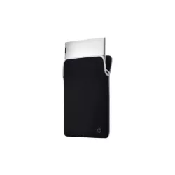 Housse de protection - Sleeve réversible ordinateur portable HP 14.1 Noir/Argent en néoprène durable, protège le PC contre les…