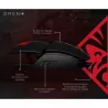 Souris Filaire OMEN by HP Reactor Noir, capteur optique 16000 DPI temps de réponse de clic de 0,2ms confort & forme…