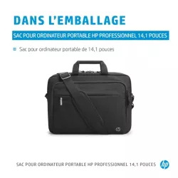 Sacoche HP Renew Business 14'' Noire Sacoche de transport slim Topload 380 x 270 x 52 mm Elegant, mince et tendance, poche…