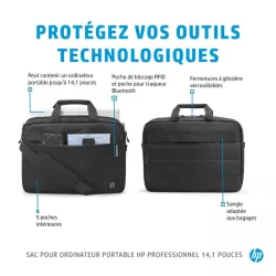 Sacoche HP Renew Business 14'' Noire Sacoche de transport slim Topload 380 x 270 x 52 mm Elegant, mince et tendance, poche…