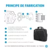 Sacoche HP Renew Business 14'' Noire Sacoche de transport slim Topload 380 x 270 x 52 mm Elegant, mince et tendance, poche…