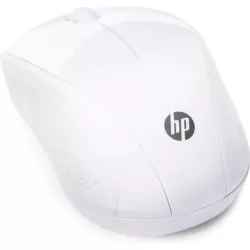 Souris sans fil HP 220 Blanche Résolution capteur 1300 dpi connexion 2,4 Ghz 3 boutons, autonomie jusqu'à 15 mois en usage…
