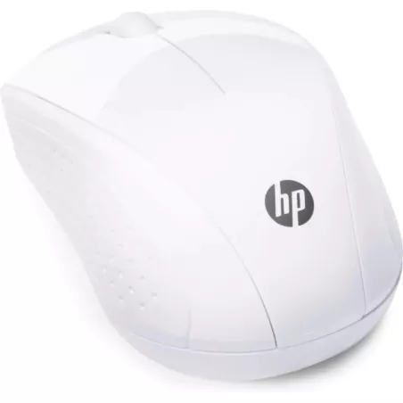 Souris sans fil HP 220 Blanche Résolution capteur 1300 dpi connexion 2,4 Ghz 3 boutons, autonomie jusqu'à 15 mois en usage…
