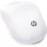 Souris sans fil HP 220 Blanche Résolution capteur 1300 dpi connexion 2,4 Ghz 3 boutons, autonomie jusqu'à 15 mois en usage…