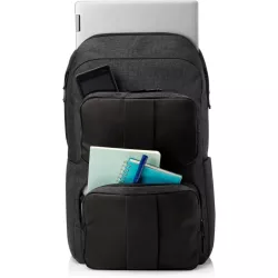 Sac à dos HP Lightweight 15,6 Noir, poche bouteille d'eau, poches organisées, bretelles rembourrées, sangle poitrine pour…