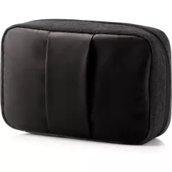 Tech Pouch HP Lightweight Noir, Organisez vos accessoires avec des poches intérieures en filet et une boucle élastique…