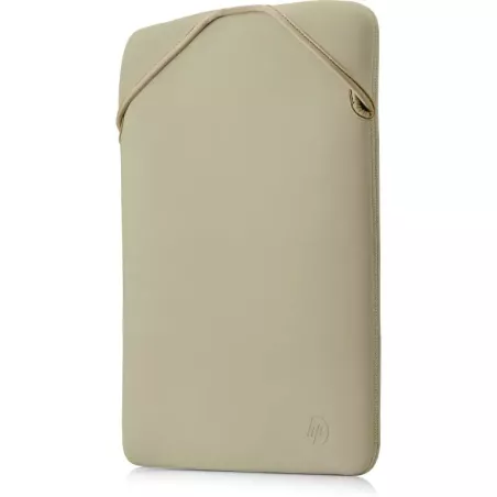 Housse de protection - sleeve réversible ordinateur portable HP 15,6 Doré, en néoprène durable, protège le PC contre les chocs…