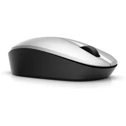 HP Dual Mode Silver Mouse 300, connection à deux ordinateurs via Bluetooth ou sans fil 2,4 GHz, autonomie jusqu'à 15 mois en…