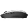 HP Dual Mode Silver Mouse 300, connection à deux ordinateurs via Bluetooth ou sans fil 2,4 GHz, autonomie jusqu'à 15 mois en…