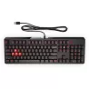 Clavier de jeu encodeur OMEN LED Noir/Rouge, commutateurs mécaniques CHERRY MX Rouge, revêtement natté LED dédiée a chaque…