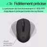Clavier et souris filaires HP 150 Noir, AZERTY, précis et ergonomiques, clavier silencieux, touches ultraplates