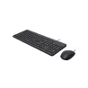 Clavier et souris filaires HP 150 Noir, AZERTY, précis et ergonomiques, clavier silencieux, touches ultraplates