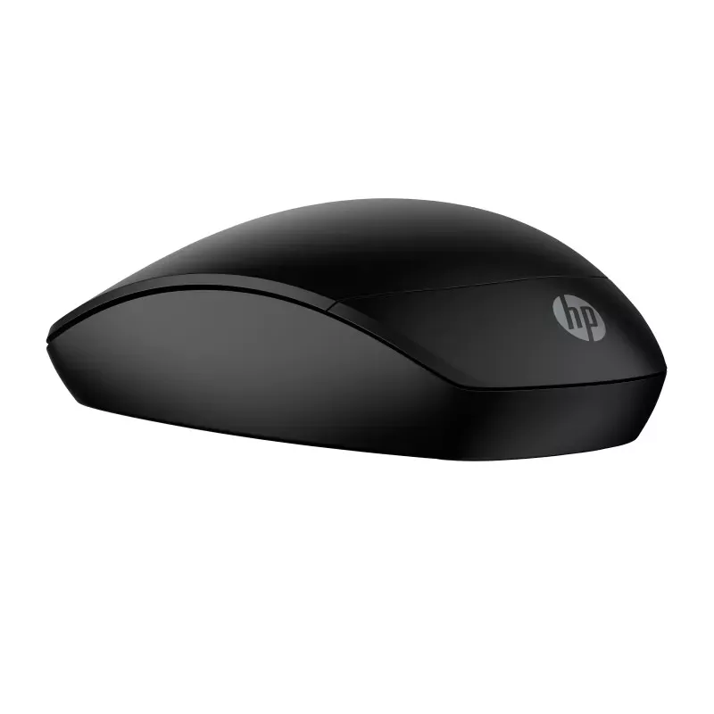 HP 230 Noir Souris sans fil ultra plate 2,4 GHz PPP réglables jusqu'à 1600 Batterie 18 mois USB-A AJ7C2AA ABB