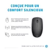 HP-C HP 235 Noir - Souris sans fil ultra-plat, 1 x pile AA, connexion sans fil 2,4 GHz- 4E407AA/4E407UT - STB