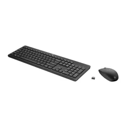 HP-C 235 Noir - Ensemble Clavier + Souris sans fil - Jusqu'à 16 mois d'alimentation (Clavier 2xPiles AAA, Souris 1xPile AA)…