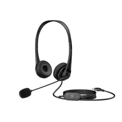 HP-C Casque stéréo USB HP G2, suppression du bruit, confortable et un réglage facile