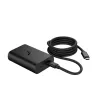 HP-C 65W GaN USB-C - chargeur pour ordinateur portable, 2 ports USB-C, Charge rapide, Puissance universelle - STB