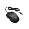 HP-C HP 105 Souris filaire noire - Design ambidextre, 1600 DPI - STB