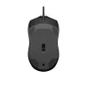 HP-C HP 105 Souris filaire noire - Design ambidextre, 1600 DPI - STB