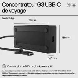 HP USB-C Travel Hub G3 - STB