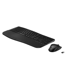 HP-C HP 685 Comfort Noir - Clavier + Souris sans fil Dual-Mode (2,4 GHz, Bluetooth), Design complet et Ergonomic - 1 X AA…