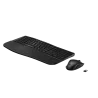 HP-C HP 685 Comfort Noir - Clavier + Souris sans fil Dual-Mode (2,4 GHz, Bluetooth), Design complet et Ergonomic - 1 X AA…