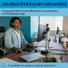 HP-C HP 685 Comfort Noir - Clavier + Souris sans fil Dual-Mode (2,4 GHz, Bluetooth), Design complet et Ergonomic - 1 X AA…