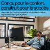 HP-C HP 685 Comfort Noir - Clavier + Souris sans fil Dual-Mode (2,4 GHz, Bluetooth), Design complet et Ergonomic - 1 X AA…