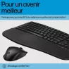 HP-C HP 685 Comfort Noir - Clavier + Souris sans fil Dual-Mode (2,4 GHz, Bluetooth), Design complet et Ergonomic - 1 X AA…