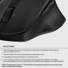 HP-C HP 685 Comfort Noir - Souris sans fil Dual mode (2,4 GHz, Bluetooth), 4000 dpi, 1x pile AA - STB