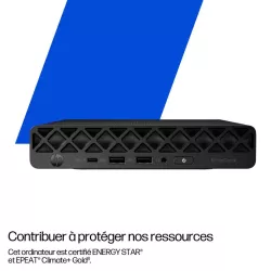 Desk HP Elite Mini 8 DM G1 Intel Core U7-265T 32Go 1ToSSD Intel Graphics Tops WIN11PRO 998P8ET