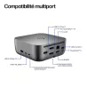 Station d'Accueil HP Thunderbolt 4 100W G6 Dock EURO 9X472UT
