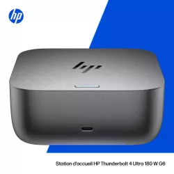 Station d'Accueil HP Thunderbolt 4 Ultra 180W G6 Dock EURO 9X481UT