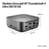 Station d'Accueil HP Thunderbolt 4 Ultra 180W G6 Dock EURO 9X481UT
