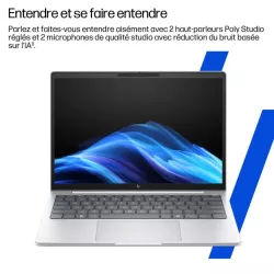 Portable HP EliteBook 8 Intel Core Ultra U7-255U 32GB 1ToSSD Intel Graphics 12 Tops 14'' WUXGA Win11Pro AD3Z9ET