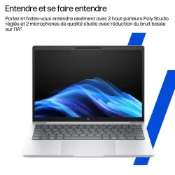 Portable HP EliteBook 8 Intel Core Ultra U5-225U 16GB 512GoSSD Intel Graphics 12 Tops 13,3'' WUXGA Win11Pro AD4B3ET
