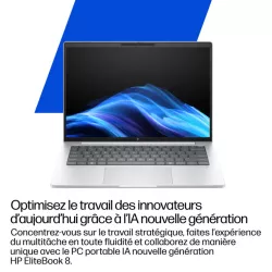 Port HP EliteBook 8 G1i 16 NGAI Intel Core Ultra U7-258V 32GB 1ToSSD Intel Arc Graphics 47TOPs 16" WUXGA IPS 800Nits SureView…
