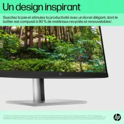 Moniteur HP E22 G5 21.5'' FHD IPS 5 ms GtG 250nits DP/HDMI 1xUSB-B 4xUSB-A 3.2 Regl Hauteur,Pivotable,Inclinable 3/3/0 6N4E8AA