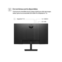 Moniteur HP Series 3 Pro 322pf 21.5'' FHD IPS 5ms GtG 250nits HDMI/VGA/DP Inclinable 3/3/0 9U5B0UT