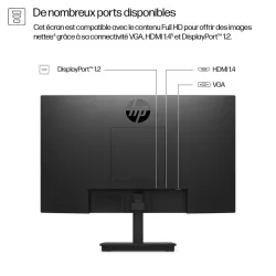 Moniteur HP Series 3 Pro 322pf 21.5'' FHD IPS 5ms GtG 250nits HDMI/VGA/DP Inclinable 3/3/0 9U5B0UT