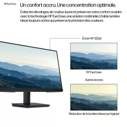 Moniteur HP Series 3 Pro 322pf 21.5'' FHD IPS 5ms GtG 250nits HDMI/VGA/DP Inclinable 3/3/0 9U5B0UT