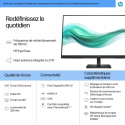Moniteur HP Series 3 Pro 324ph 23.8'' FHD IPS 5ms GtG 250nits HDMI/VGA/DP Inclinable/Regl Hauteur B0BU9UT